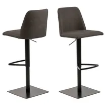 VCM Barhocker Avanja 43 x 107,5 x 51 cm Grau