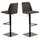 VCM Barhocker Avanja 43 x 107,5 x 51 cm Grau