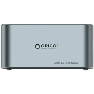 ORICO Dockingstation für 2.5" / 3.5" HDD / SSD, 5Gbps, USB-C USB-C/A mit Klonfunktion (schwarz)"