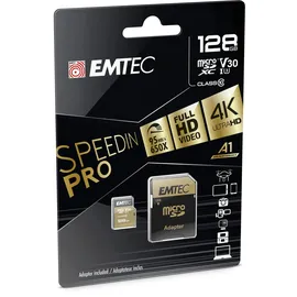 Emtec microSDXC SpeedN Pro 128GB Class 10 UHS-I + SD-Adapter