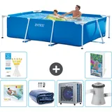 Rechteckiger Frame Pool - 260x160x65 Cm - 7-teilig  S112