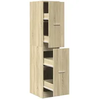 vidaXL Apothekerschrank Sonoma-Eiche 30 x 41 x 144,5 cm Braun