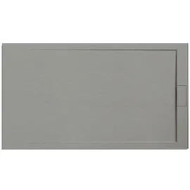 Ottofond Mineralgussduschwanne Zona 100 x 80 cm, zementgrau, ohne Ablaufgarnitur, ohne Füsse