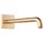 Keuco Brausearm Rosettenform eckig, 450mm, 53088030402 Bronze gebürstet