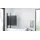 Aurlane Badewannenaufsatz Black Lines 2 100 x 140 cm Klarglas Profilfarbe schwarz