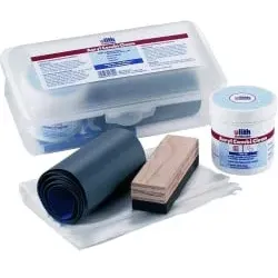 Ulithclean Acryl Kombiclean Oberflächenreiniger 247022 , 1 Set = Nassschleifpapier, Schleifpaste, Poliertuch und Schwamm