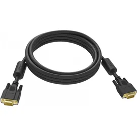 Vision VGA-Kabel 10 m Schwarz