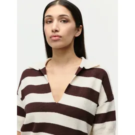 LeGer By Lena Gercke T-Shirt mit Polokragen Modell 'Cora', Offwhite, 36,