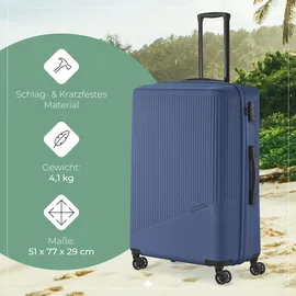 Travelite Bali Trolley 77 cm blau