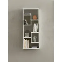KADIMA DESIGN Wandregal Hängeregal 36 x 90 x 13,5 cm Weiß