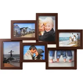 Henzo Holiday Galerie dunkelbraun 40x40 cm 6er Set