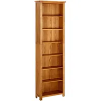 vidaXL Bücherregal 7 Fächer 60 x 22 x 200 cm Braun
