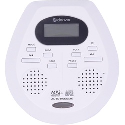 Denver DMP-395W Baltas, MP3 Player + Portable Audiogeräte, Schwarz