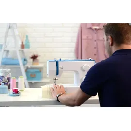 Bernette sew&go 3 - 19 Nähprogramme, automatische Einfädelhilfe, Fadenabschneider, Stichlänge und Nähfußdruck einstellbar