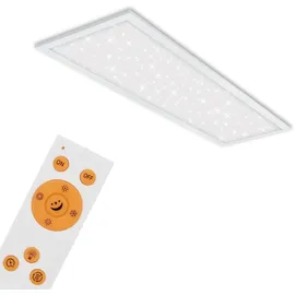 Briloner LED Panel 1xLED 24W Sternenhimmel weiß