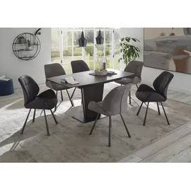 Stolkom Sergio 120-160 x 76 x 85 cm schwarz