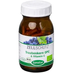 Traubenkern-OPC und Vitamin C Kapseln, BIO