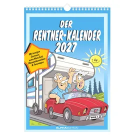 ALPHA EDITION GmbH & Co. KG Der Rentner-Kalender 2027 Weiß