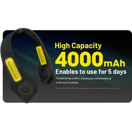 Nitecore NEF20 Nackenventilator
