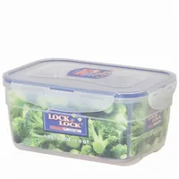 Lock & Lock Frischhaltedose rechteckig transparent 21 x 14,6 x 9,4 cm 1,8 l
