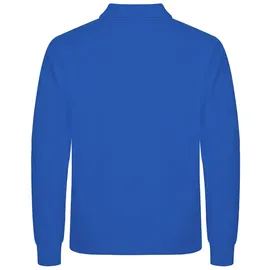 Clique Manhattan langarm Poloshirt Herren 55 - royal blue 4XL