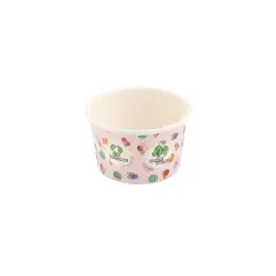 Greenbox Eisbecher, Pappe, 75 ml DFC069101 , 1 Packung = 40 Stück, Farbe: rosa