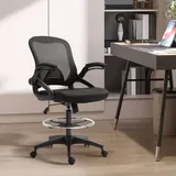 Vinsetto Mesh Ergonomischer Bürostuhl Schwarz