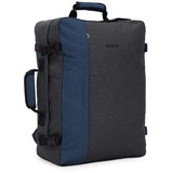 HAUPTSTADTKOFFER blnbag M3 - Handgepäck Rucksack Flugzeug Backpack in Black Anthrazit - Schwarz