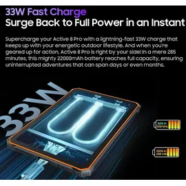 Blackview Active 8 Pro 4G 10,36" 2023 16 GB RAM 256 GB Schwarz