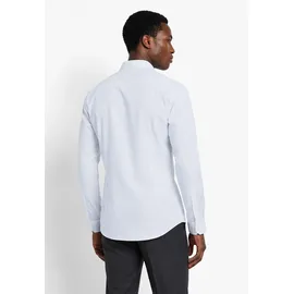 Olymp Businesshemd OLYMP "OLYMP No. Six, super slim, Urban Kent", Herren, Gr. 46, Normaler Arm, weiß, 97% Baumwolle, 3% Elastolefin, Hemden