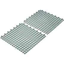 Westmark Abtropfmatten Bar – flexible Geschirrmatten zum Trocknen von Geschirr, Besteck und Gläsern, Geschirrabtropfmatte für die Spüle – Kunststoff, 2 Stück