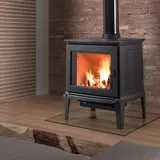 hergom E30 M Kaminofen Gusseisen Schwarz