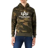 Alpha Industries Basic Camo Kapuzenpullover Olive Camo M