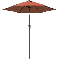 vidaXL Sonnenschirm Terrakotta 200 x 224 cm Aluminium
