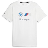 Puma Bmw Mms Ess Logo Kurzarm-T-Shirt White L