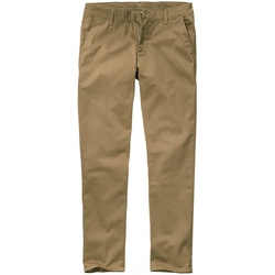 Mey & Edlich Herren Chinohose Slim Fit Beige einfarbig - 26
