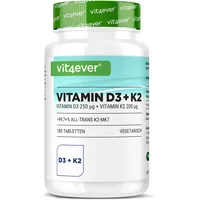 Vit4ever Vitamin D3 10.000 I.E. + K2 200 mcg