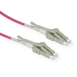 ROLINE LWL-Kabel 50/125μm OM4, LC/LC, Low-Loss-Stecker, violett, 5 m