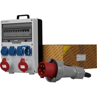 Doktorvolt Stromverteiler TD-S/FI 2x32A 4x230 SKH Kabel 5x10mm2 Doktorvolt® 0021