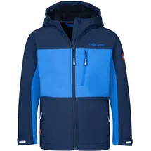 TROLLKIDS Bergsfjord Winter Softshelljacke - Navy / Electric Blue - 164 cm