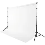 Hama Foto-Hintergrundsystem für Studio und unterwegs, 158-295 cm, ausziehbar