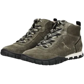 Paul Green Damen Sneaker Veloursleder Grün 38