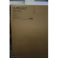 OUTFLEXX 2er Set Dining Sessel grau Polyrattan je 55 x 65 x 112 cm Neu Rechnung