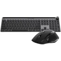 Jlab Work Bundle DE-Layout JBuds Mouse & Epic Keybord Verbindung über Bluetooth oder USB Dongle, Ergonomisches Design