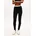 Leggings LEGGINGS Damen Gr L 40 N-Gr schwarz Jersey Obermaterial 70 Viskose 25 Polyester 5 Elasthan unifarben mit Farbeinsatz figurbetont Hosen Leggings