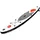 Pure2Improve Paddle Board Set 305 x 71 cm grau/rot