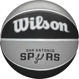 Wilson Basketball NBA TEAM TRIBUTE, SAN ANTONIO SPURS, Outdoor, Gummi, Größe: 7