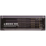 Tombow Bleistift MONO 100 3B, 12er-Set, hochwertige Graphitmine mit hoher Dichte, intensiver Kontrast, ideal zum Zeichnen und Schreiben [MONO-100-3B]