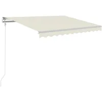 VidaXL Gelenkarmmarkise 300 x 250 cm creme