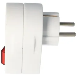 AccuCell Eurostecker Steckdose mit Schalter, Kindersicherung und mit Überlastschutz